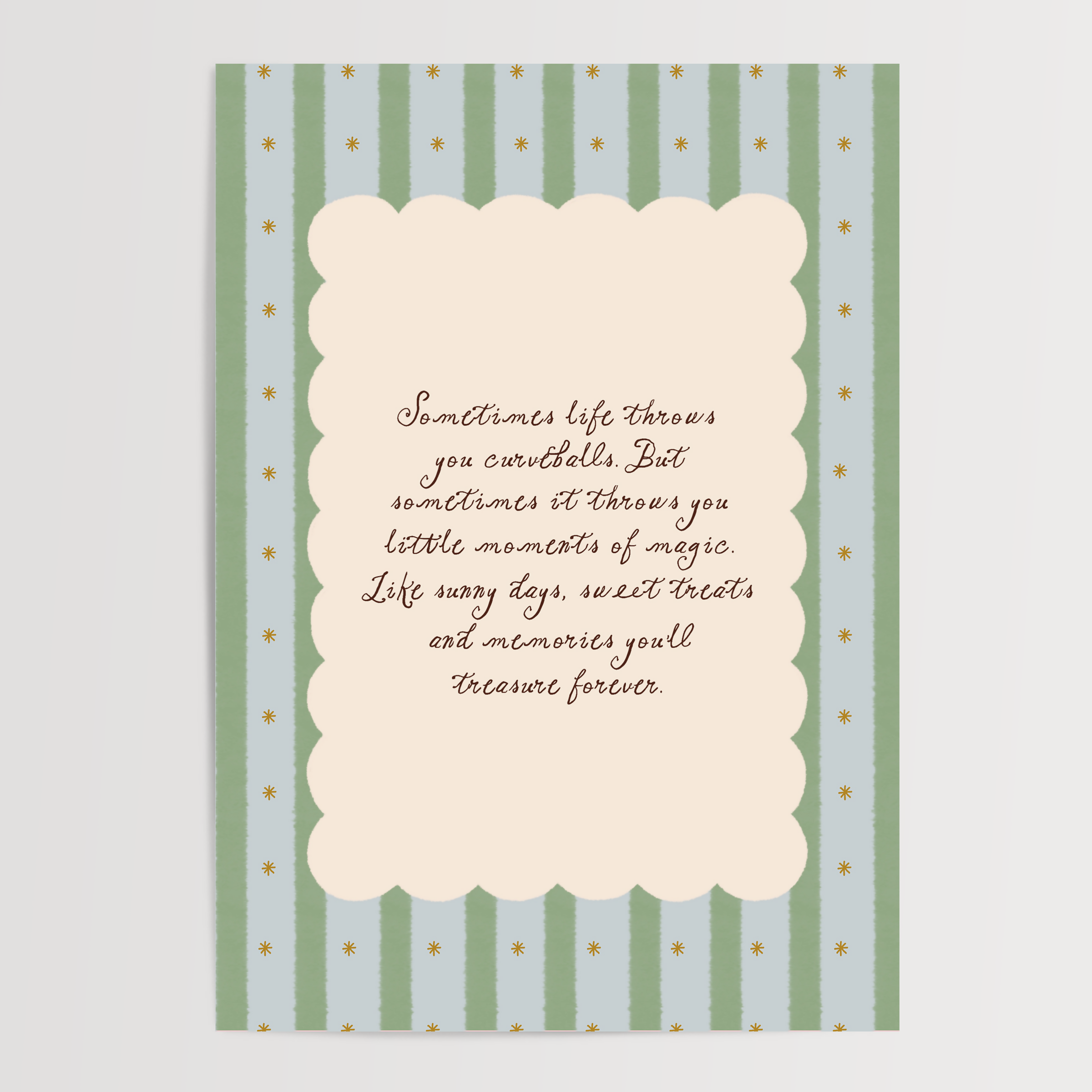 Curveballs Print