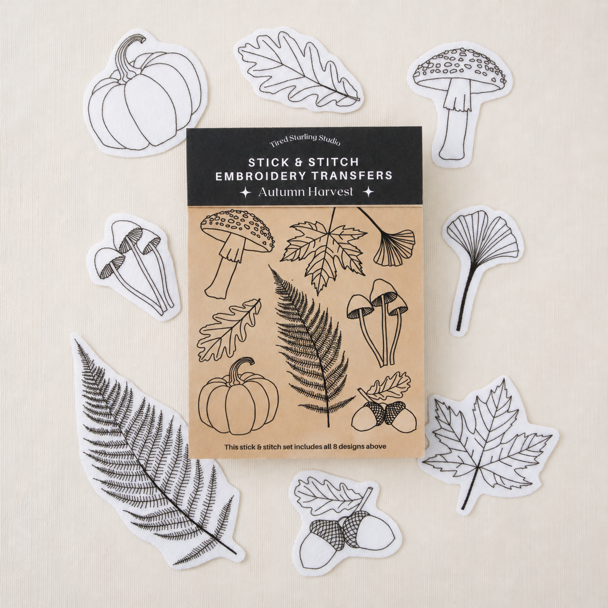Autumn Harvest Stick and Stitch Embroidery Kit