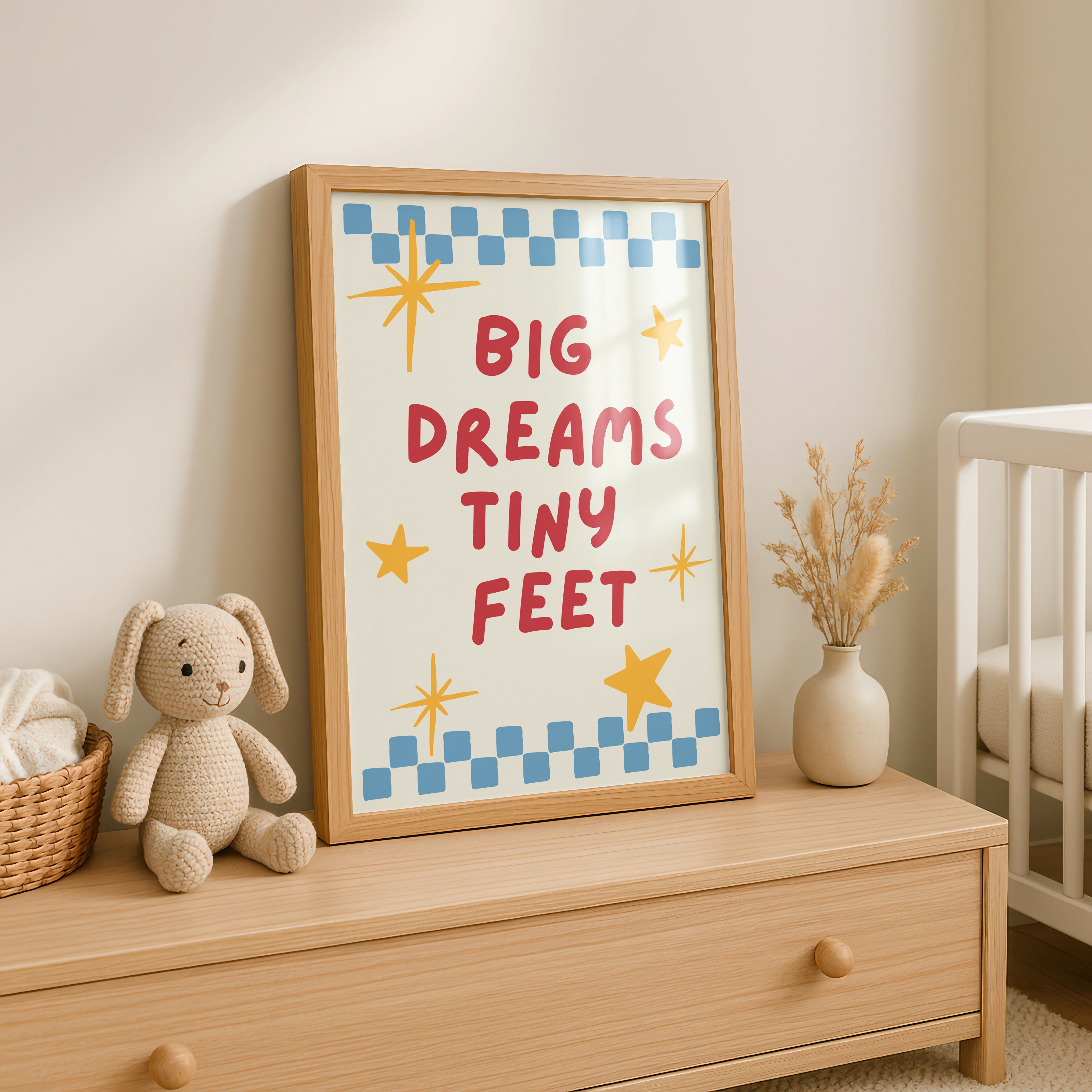 Big Dreams Tiny Feet Childrens Print