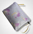 Lilac Magnolias Linen Women’s Makeup Bag