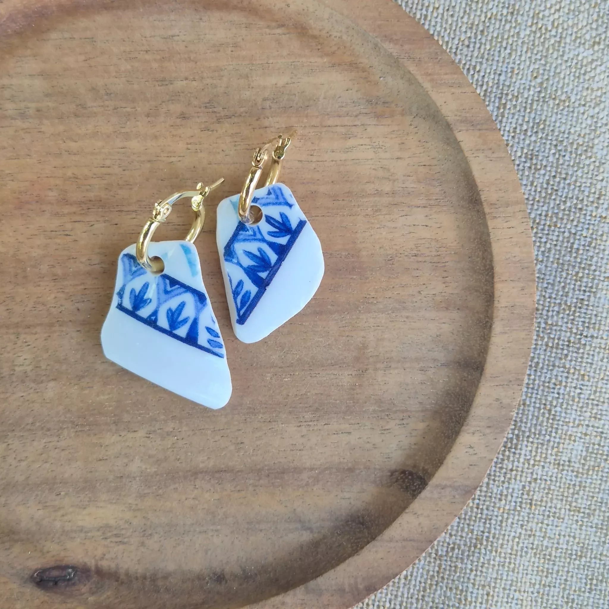 Recycled Ceramic Earring