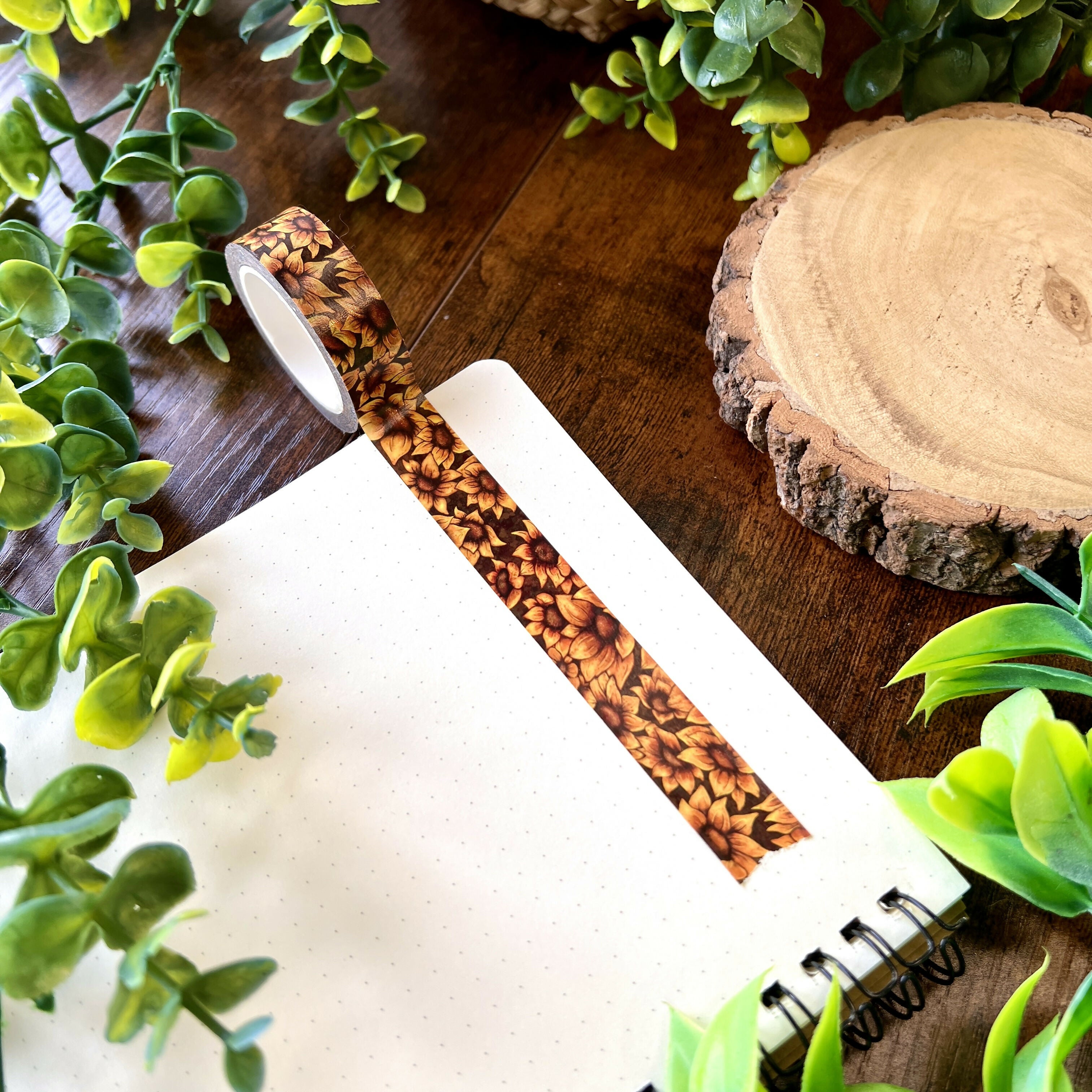 Sunflowers Washi Tape | Floral Crafting Delight | Art & Soul