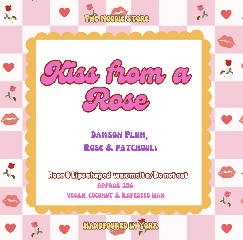 Kiss from a Rose - Damson Plum, Rose & Patchouli Fragranced Wax Melts