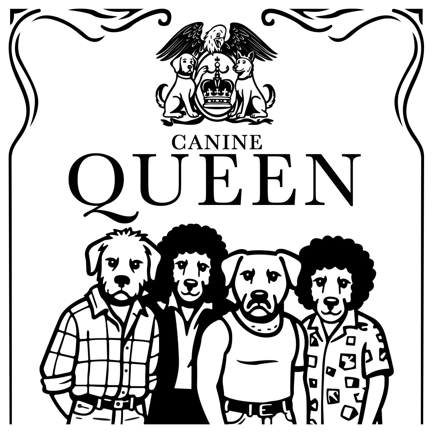 Canine Queen ( Card )