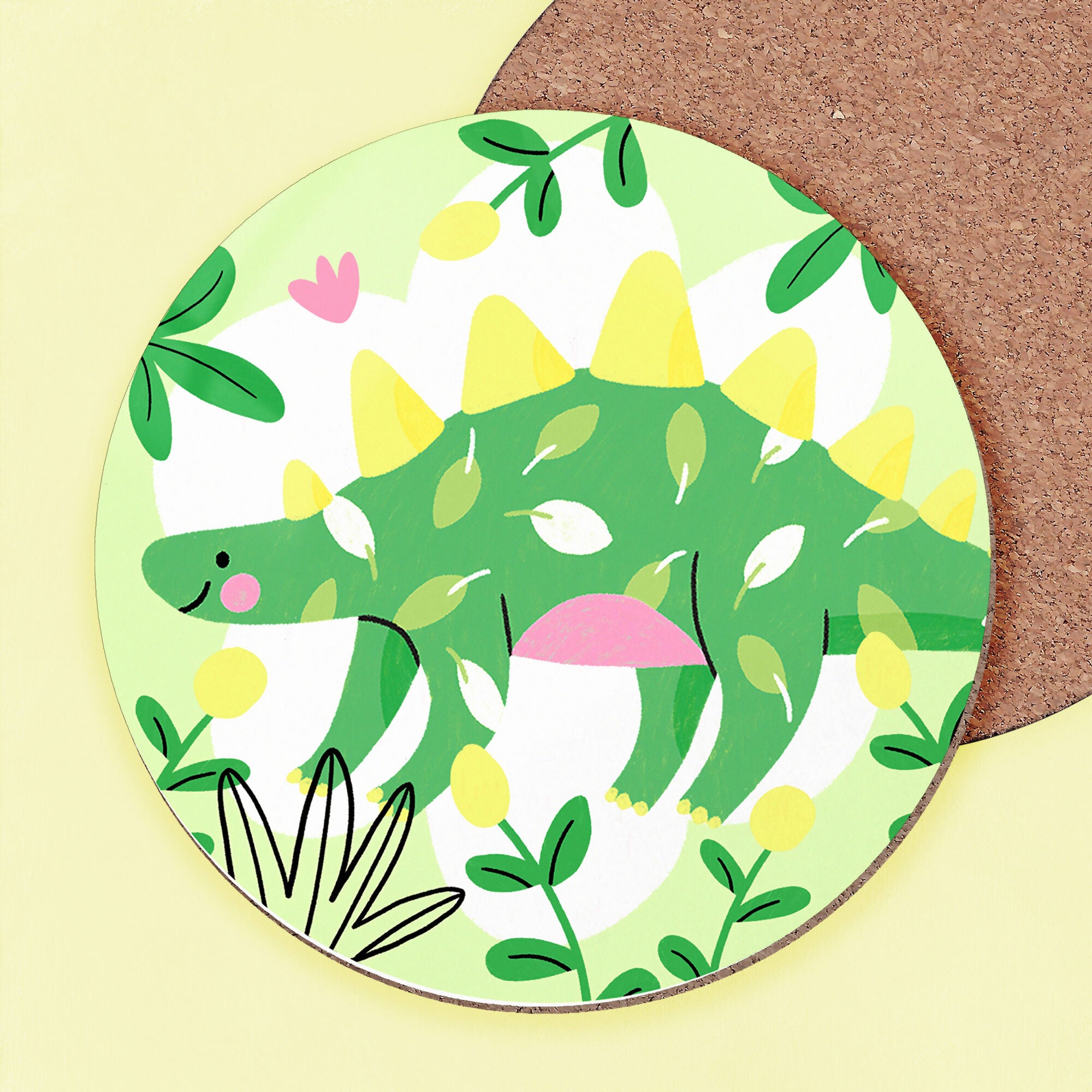 Green Dinosaur Coaster