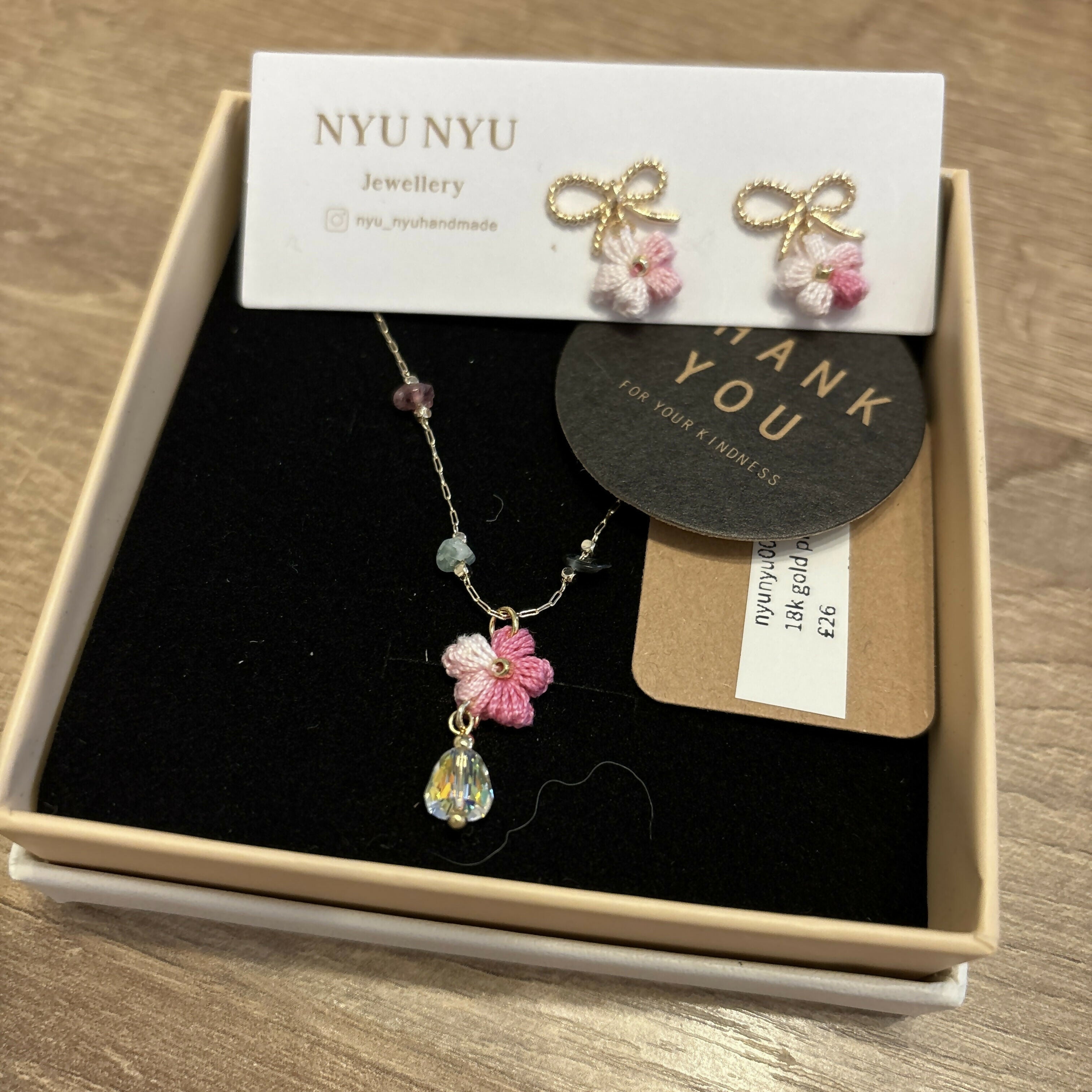 Micro Crochet Flower Jewellery Sets