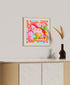 Stellar Pink Horse art print