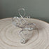 Swirling Silver Wire Wrapped Wrist Cuff Bracelet