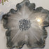 ELEGANT SILVER GREY HANDMADE WITH STONE TRAY AND COASTERS SET