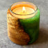 Handmade Burr Wood and Resin Tealight Holder