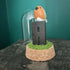 Lovely Glass Dome Featuring A Wooden Robin Sat On Top Of A Antique Letter R Printing Block