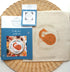 DIY embroidery kit for beginners - Folk fox