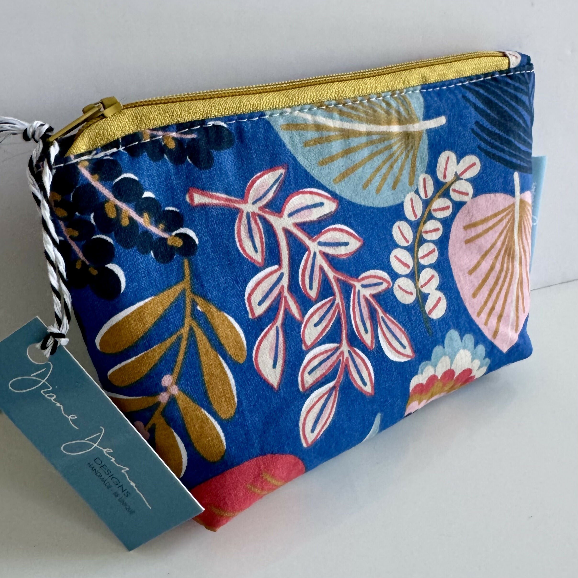 Small Make Up Bag - Abstract Floral