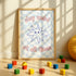 Stay Weird Blue White Checkerboard Print