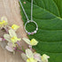 Purple Gradient Large Ring Necklace