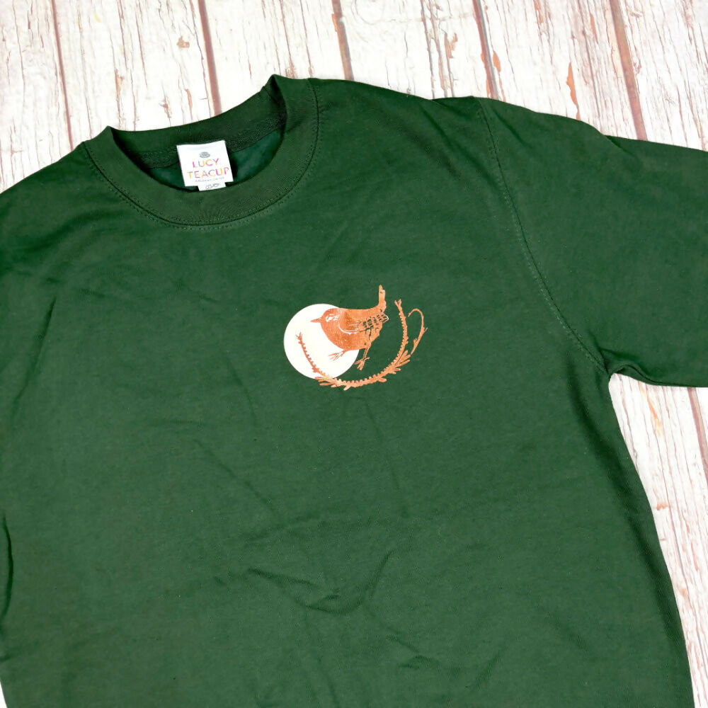 Wren Forest Green Unisex Sweatshirt