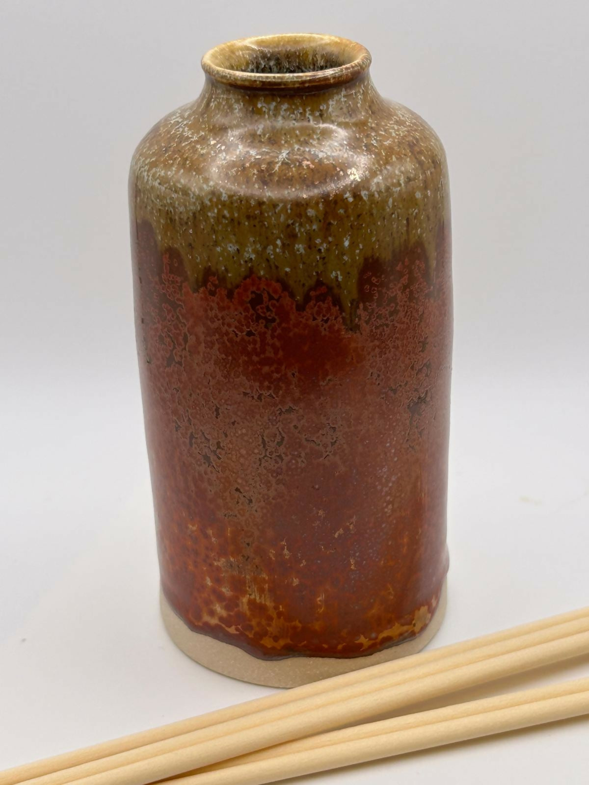 Bronze and Gold Reed Diffuser Bottle/Bud Vase