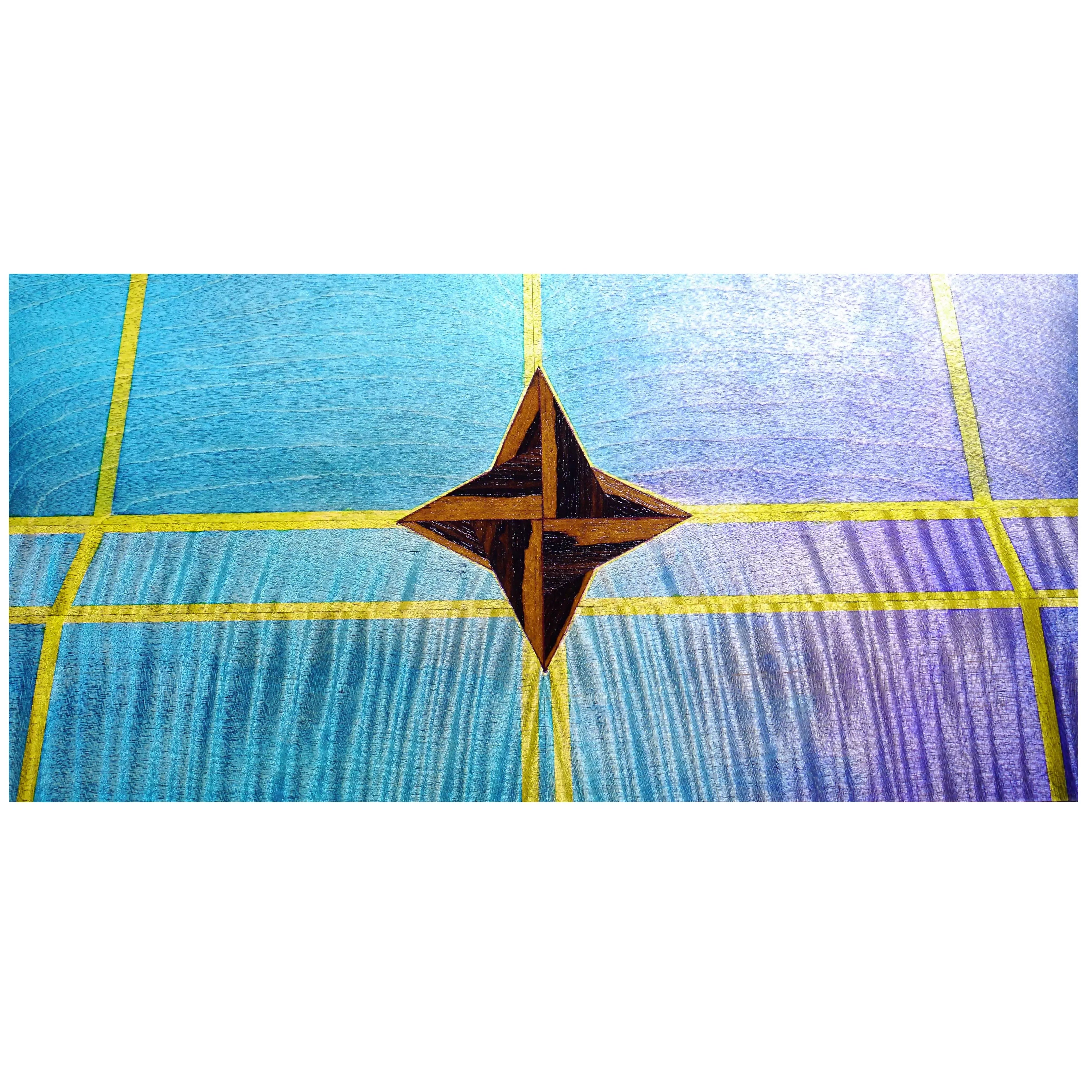 Innerysm: Humble — Original Artwork (Marquetry on Panel) by Elementa Laudis