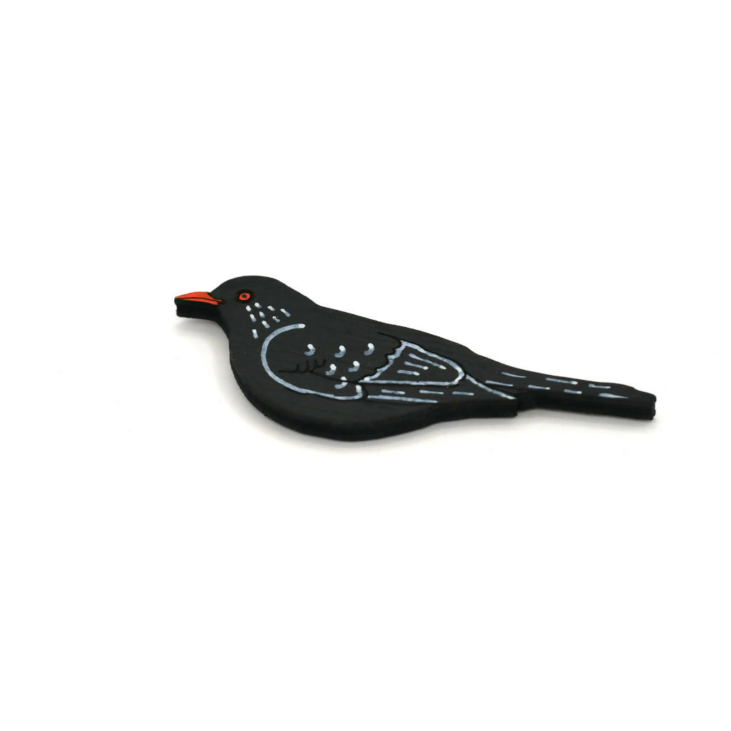 Blackbird Pin Badge
