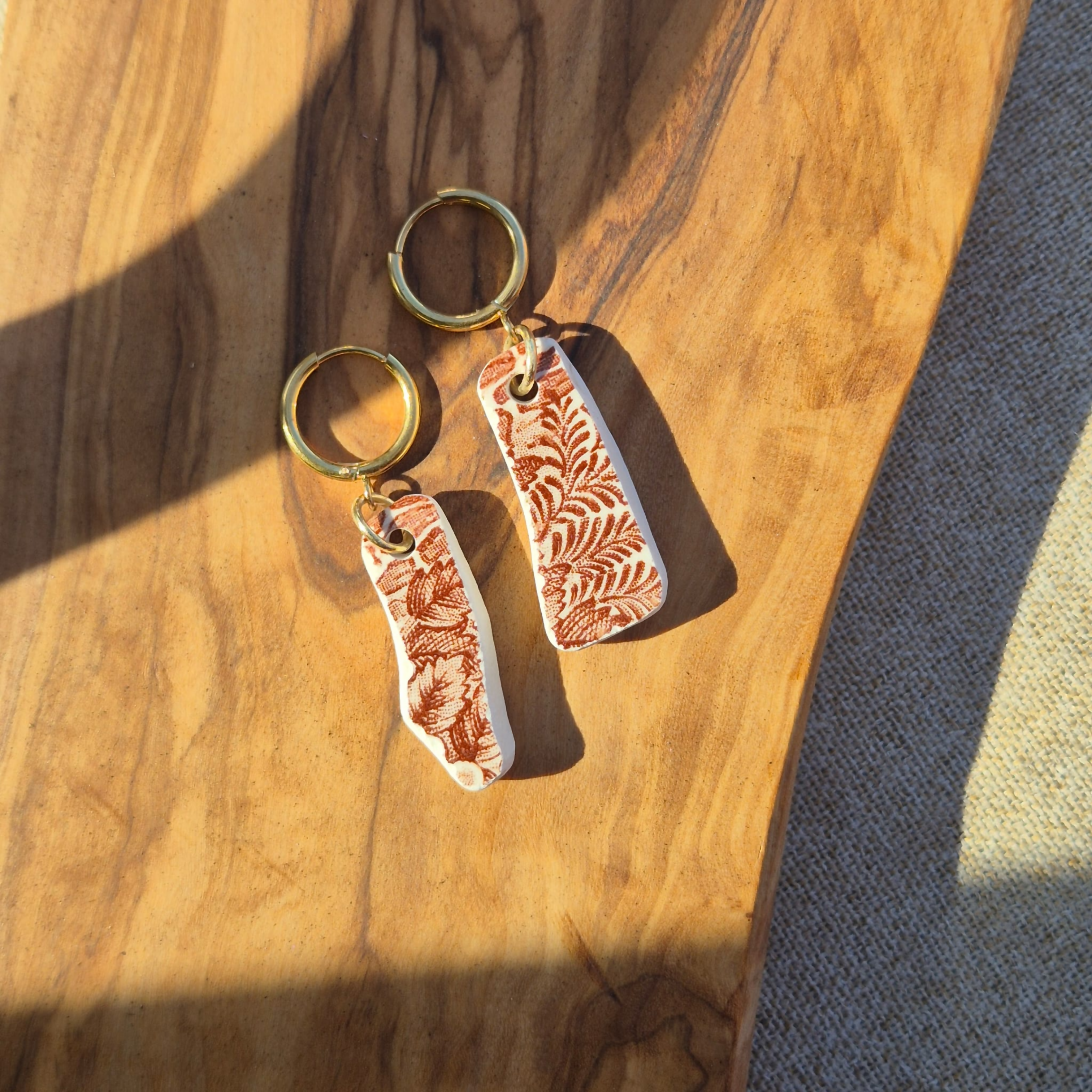 Recycled Ceramic Earrings