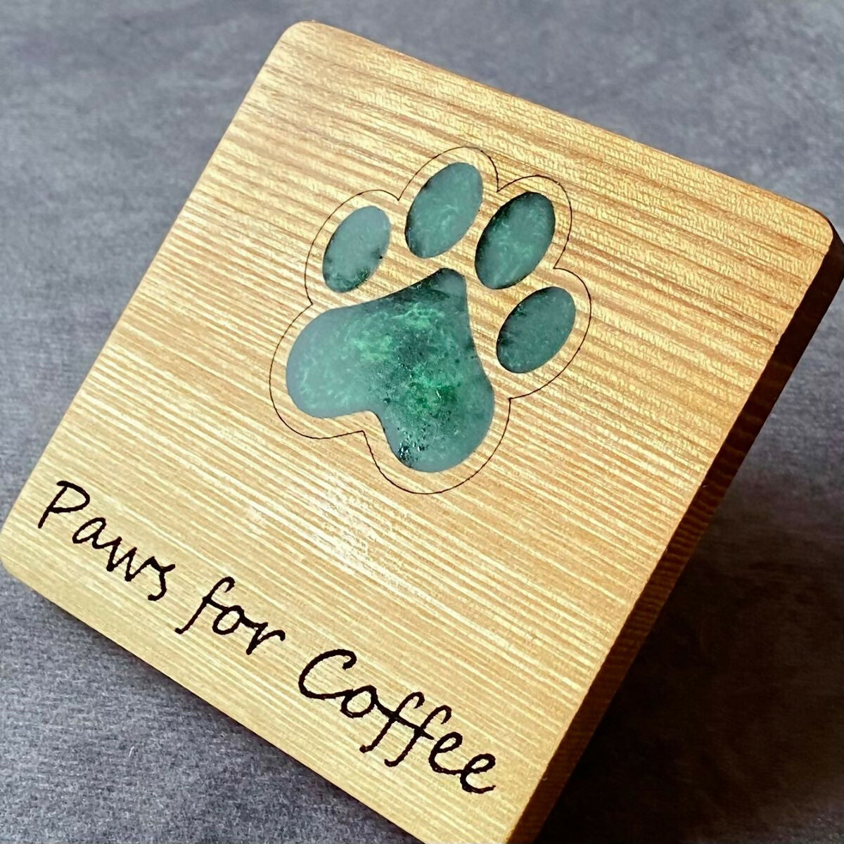 Paws for coffee green