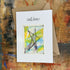 Abstract Sparkle Star Well Done Card in Blue