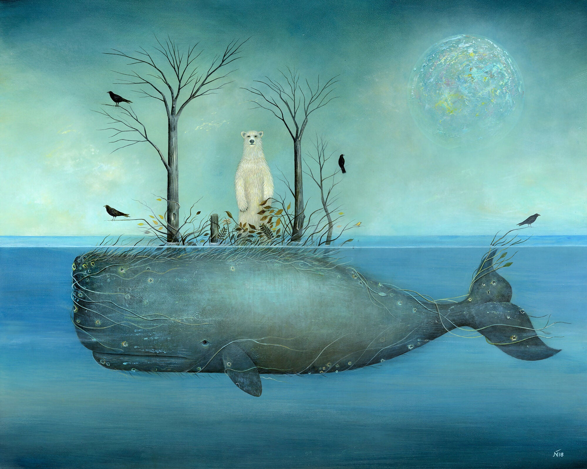 The Island 20"x16" Print