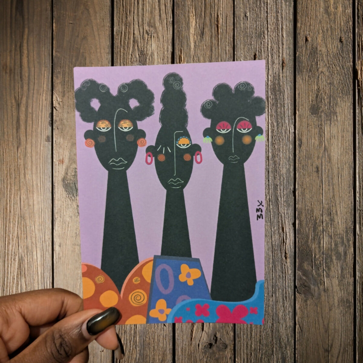 A6 Print- Three Women Portrait