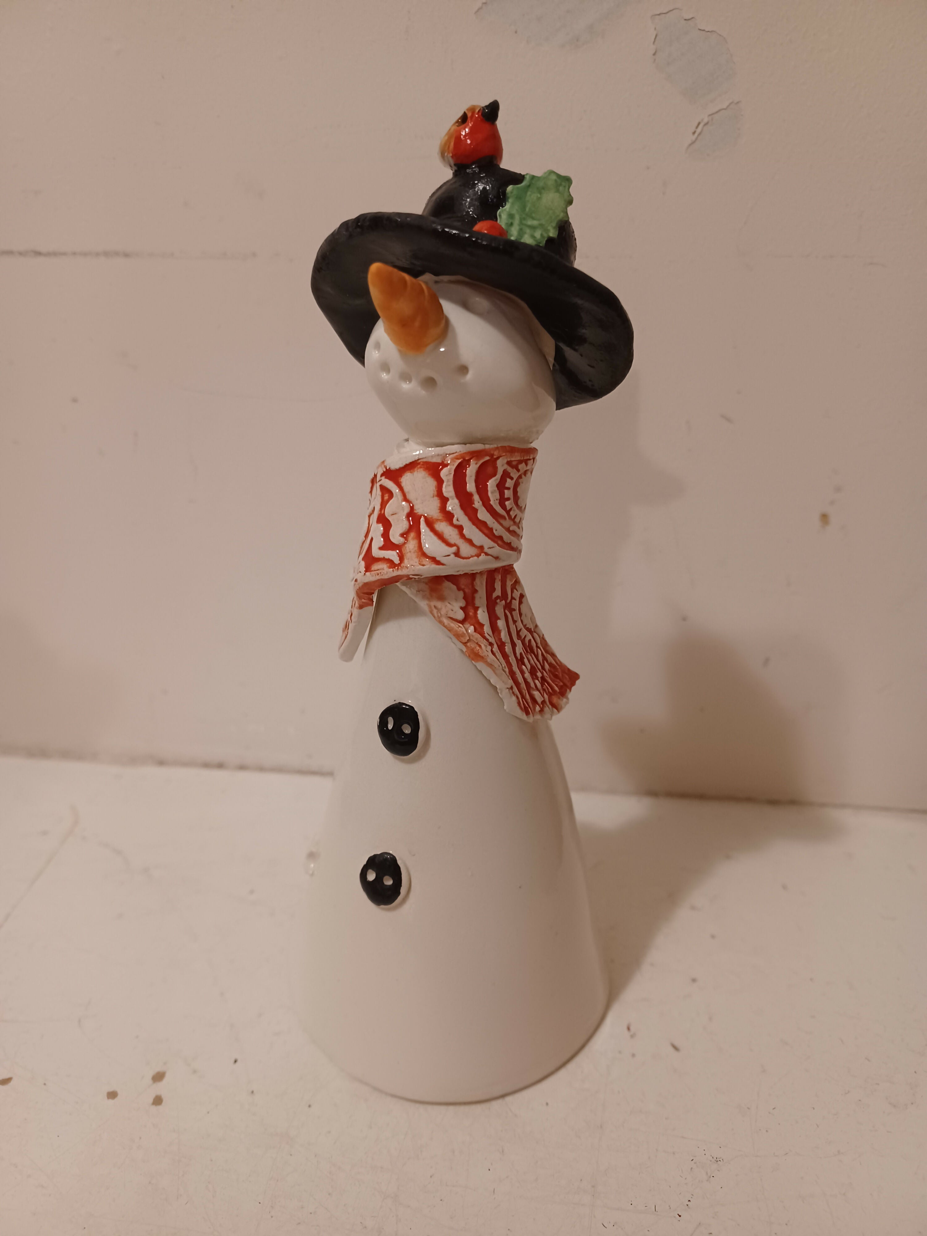 Tall Ceramic Angel or Snowman