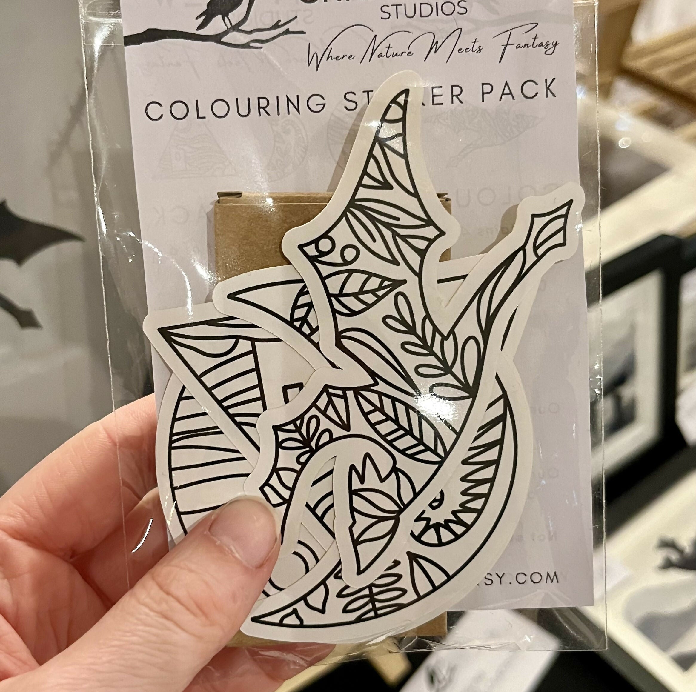 Fantasy Colouring Sticker Pack