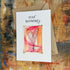 Abstract Sparkle Heart On Our Anniversary Card in Pink