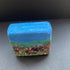 Daffodil, Heather & Poppies Daisies Oil Painting Wooden Block