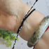Clear Quartz Birthstone Bracelet; Single Crystal Macrame Adjustible April Gift Bracelet