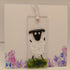 Fused Glass Sheep Card