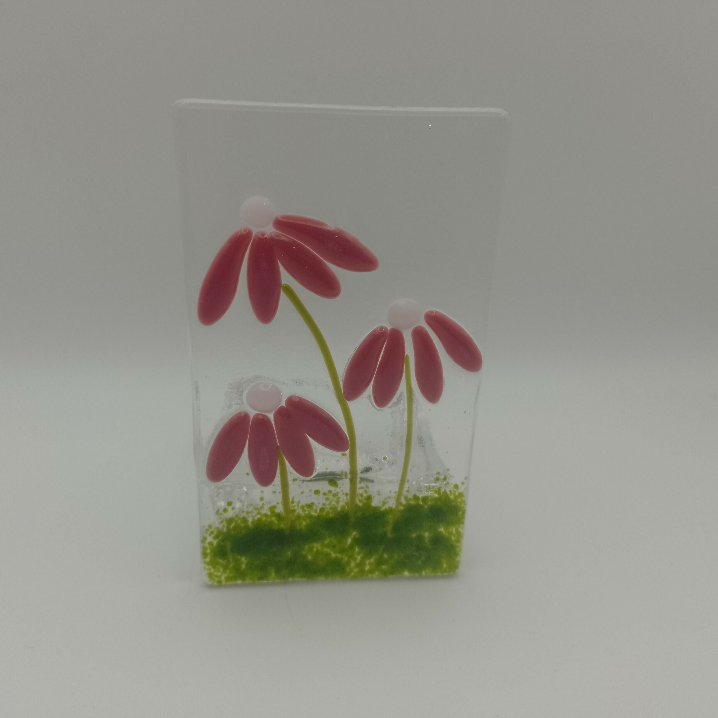Fused Glass Flower Tealight Holder