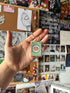 Pixel Salmon Sushi Keyring In Green