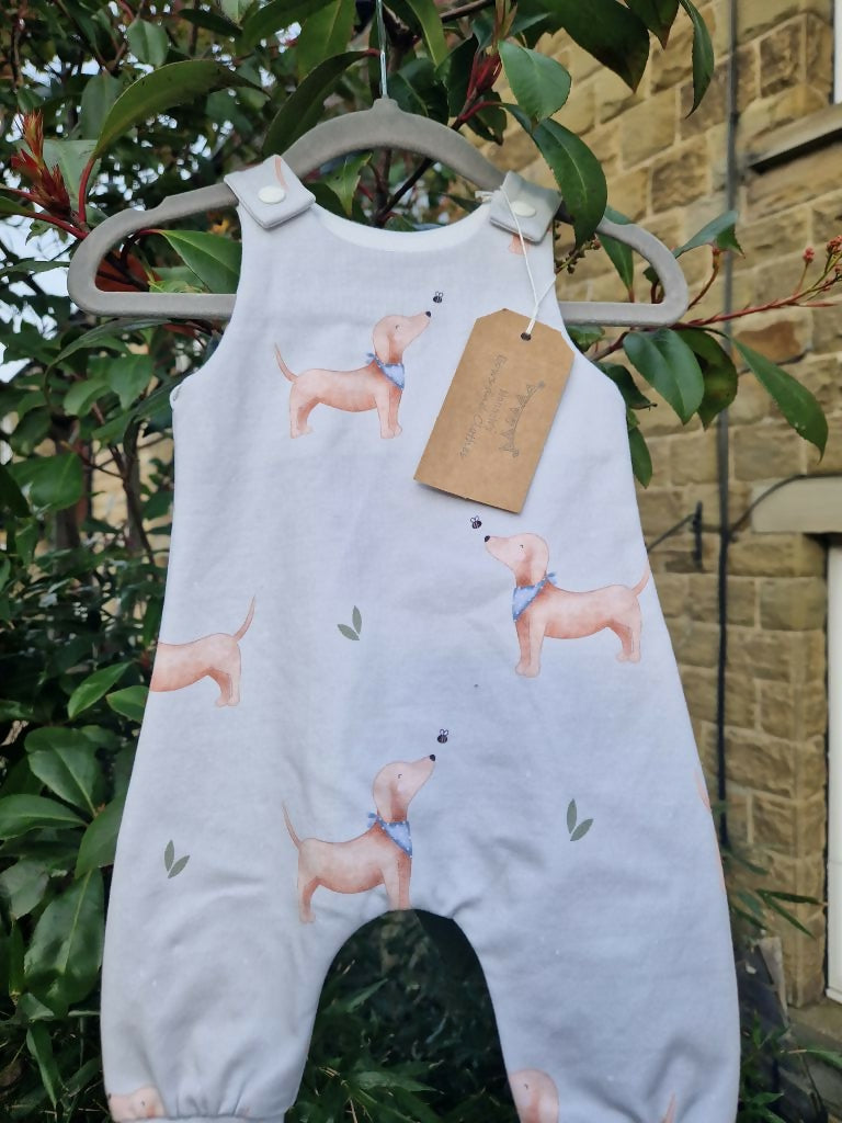 THE DOG AND THE BEE ROMPER - NEWBORN