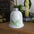 Fine Bone China Snowdrops Bell Decoration