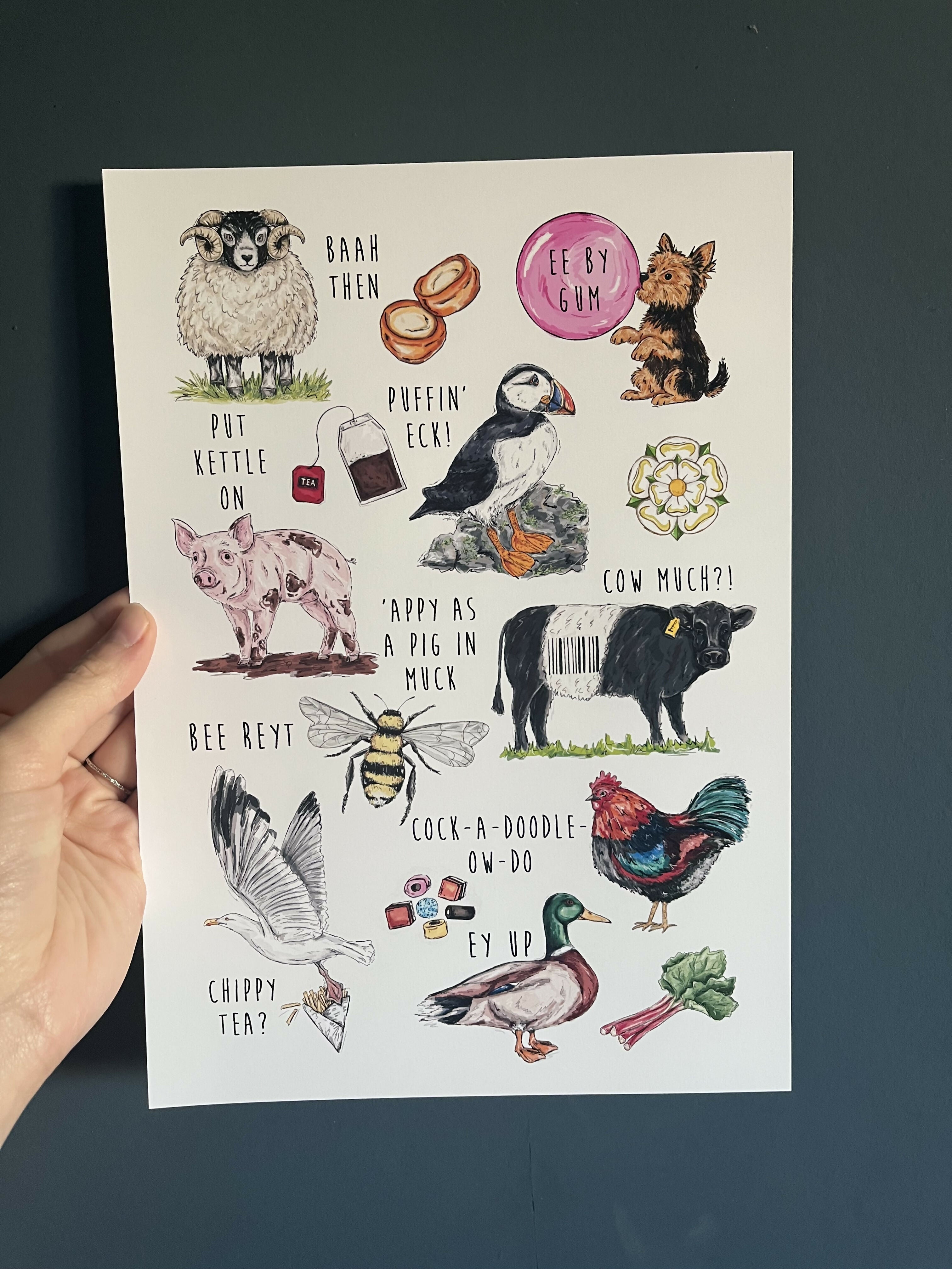 A Reyt Yorkshire Art Print