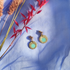 Gold Inlayed Circles Turquoise