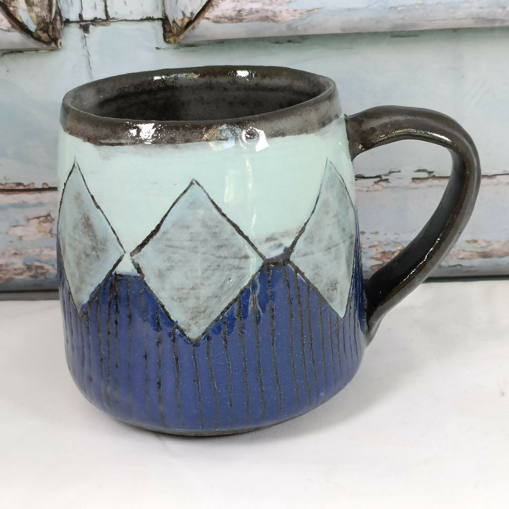 Black Stoneware Mug
