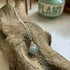 Aquamarine Drop Necklace, Sterling Silver