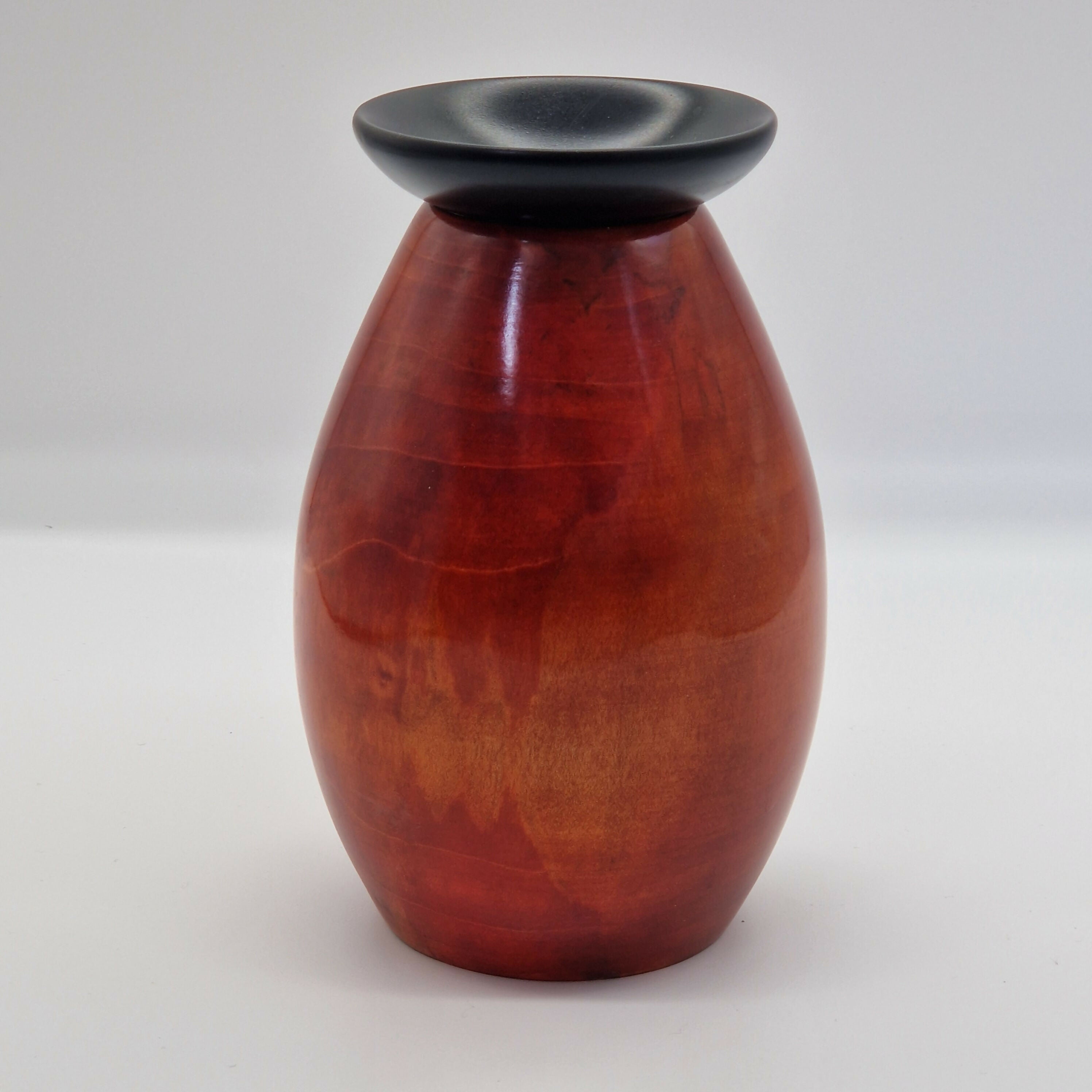 Hand Turned Coloured Hollow Form made from Sycamore Wood