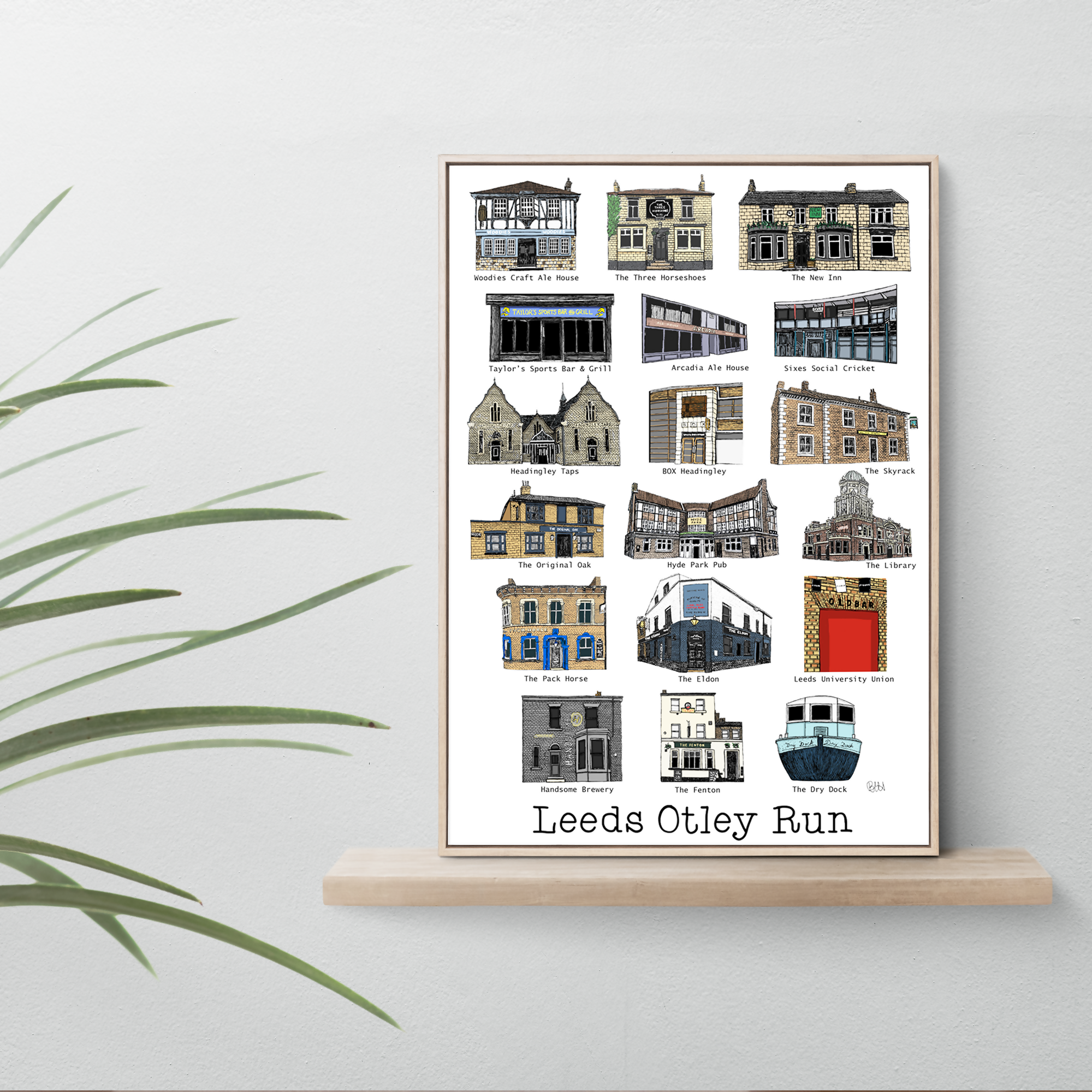 Leeds Otley Run Print