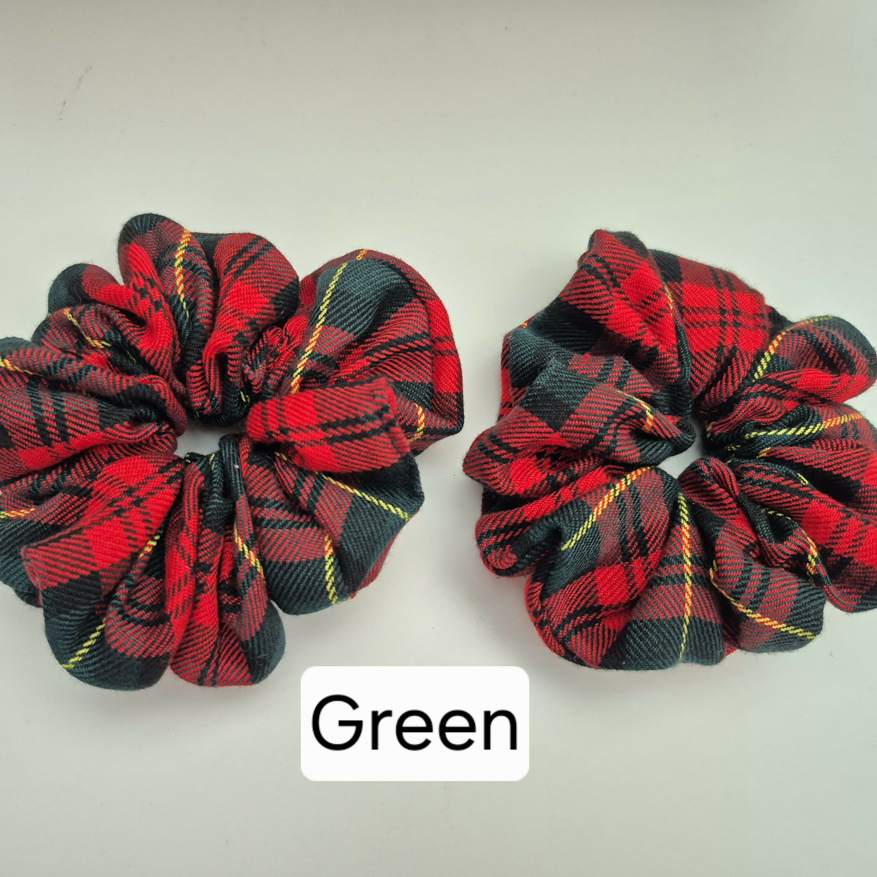 Tartan Scrunchies