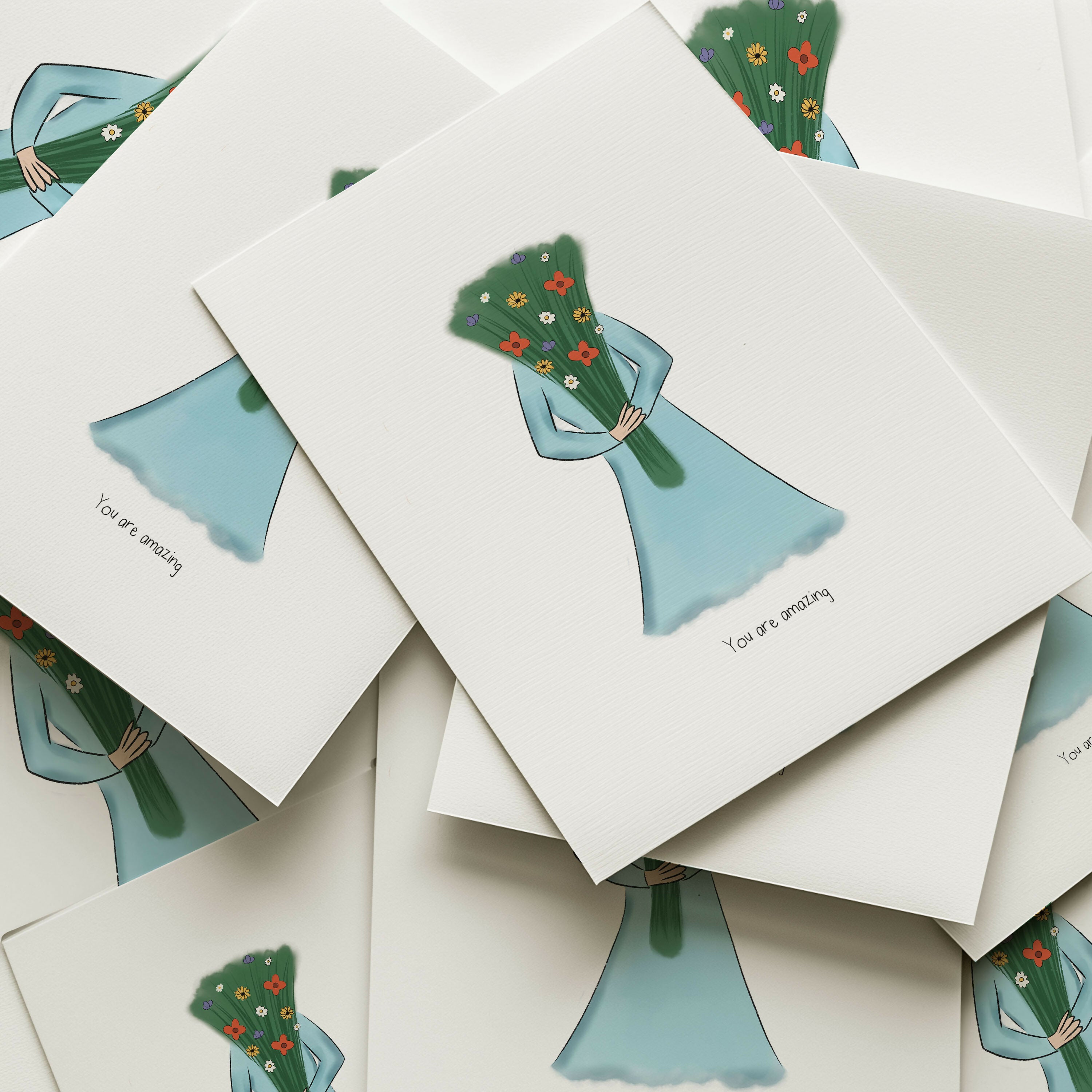 YOU ARE AMAZING DIGITAL ARTWORK AFFIRMATION PRINT