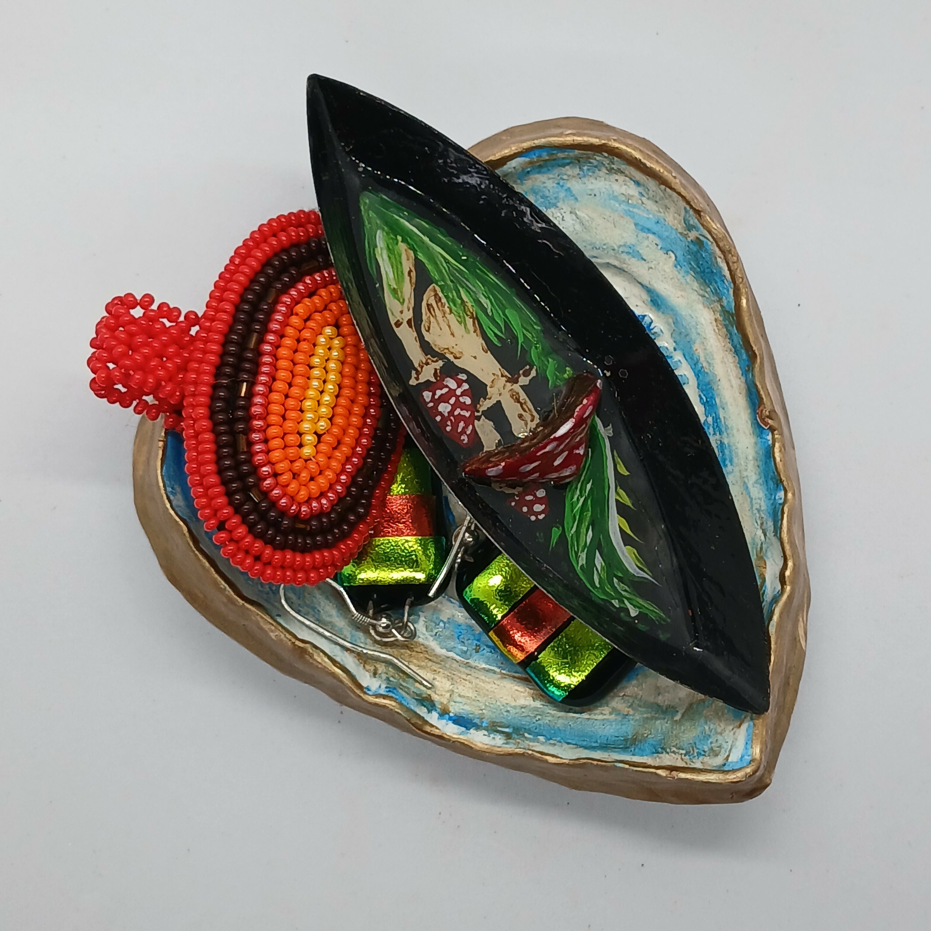 Heart Shaped Embossed Trinket Dish