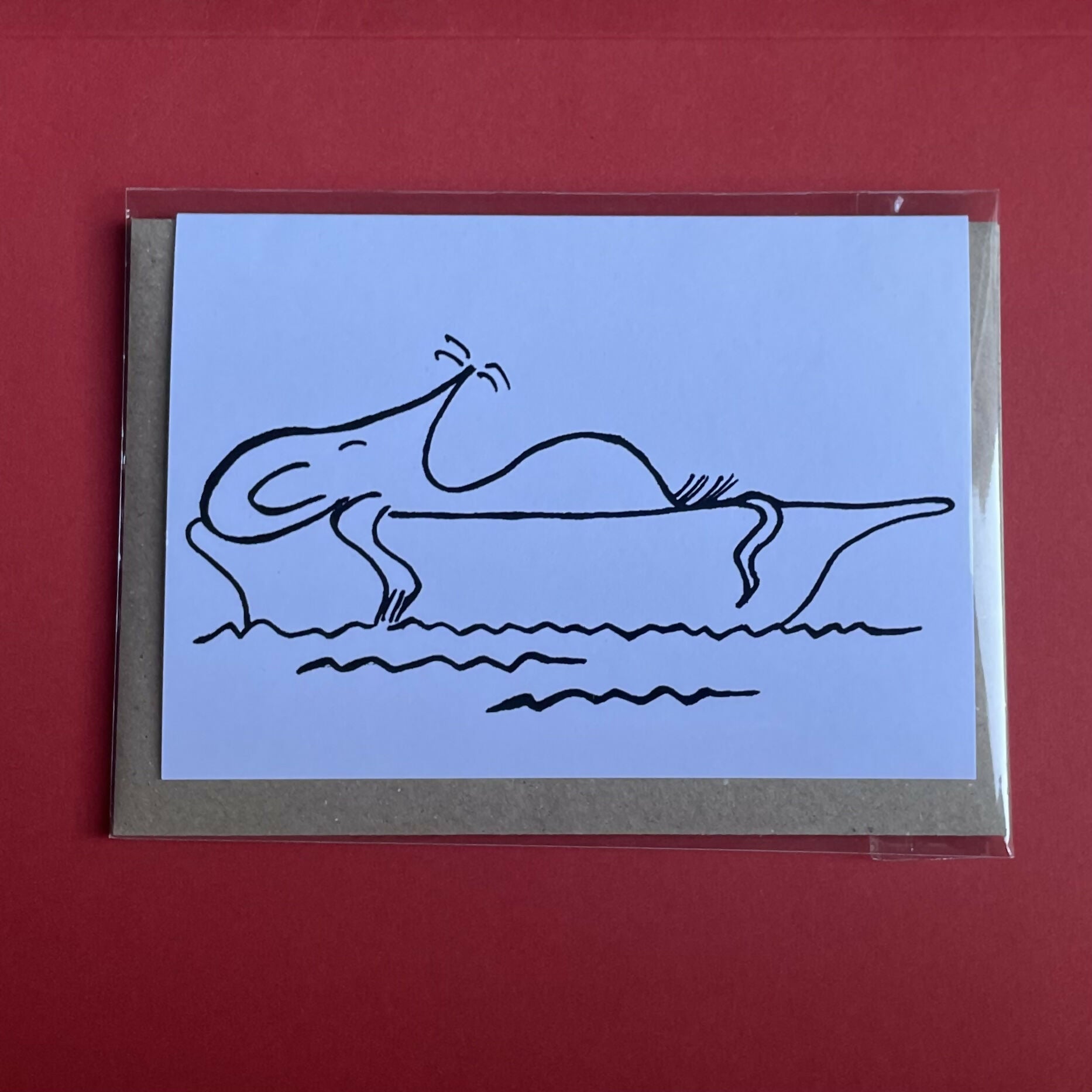 Chilled Mouse Card – Pen And Ink Design