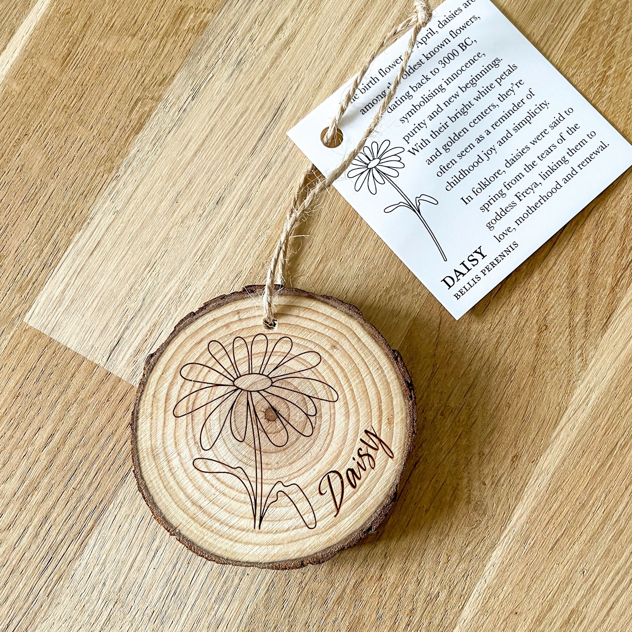 Birth Flower Hanging Decorations