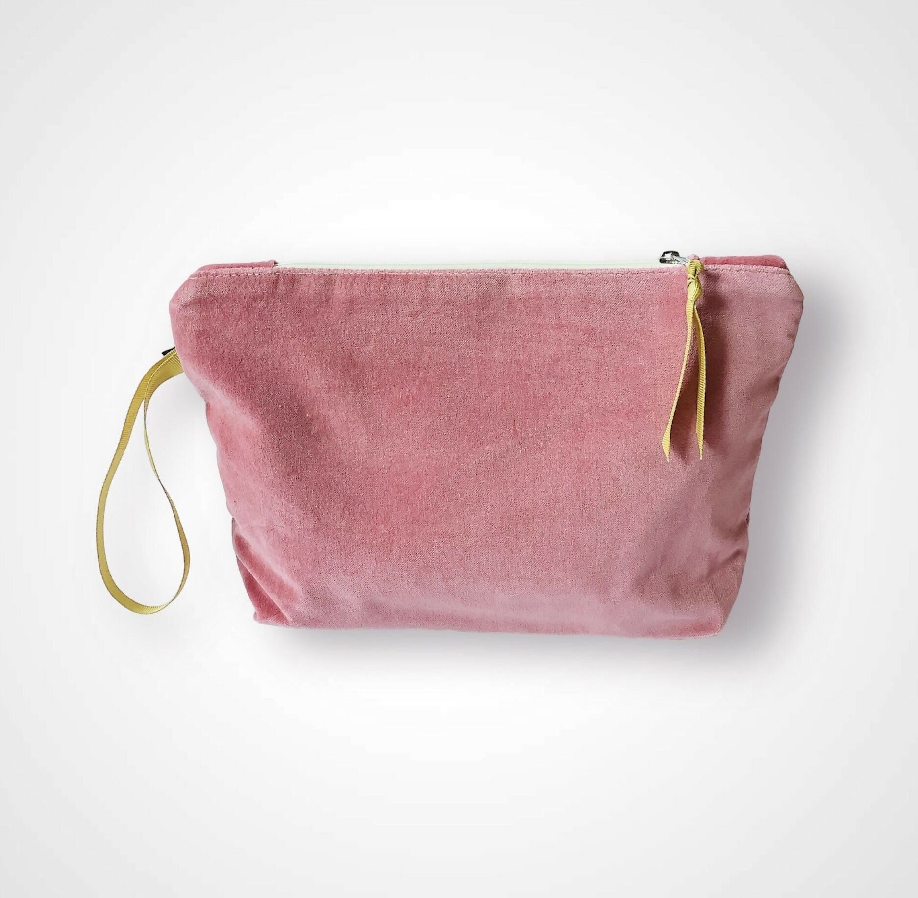 Dusty Pink Seahorses Makeup Bag